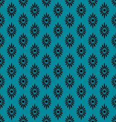 Seamless flowers pattern, small floral print.