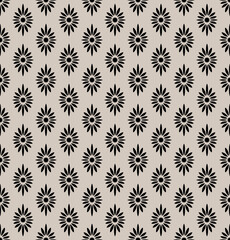 Seamless flowers pattern, small floral print.