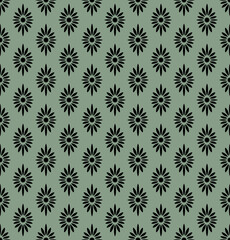 Seamless flowers pattern, small floral print.