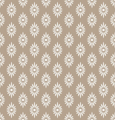 Seamless flowers pattern, small floral print.