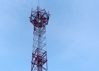 communications tower for tv and mobile phone signals