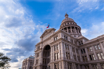 Fototapeta na wymiar The Texas Capitol Building.
