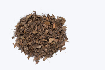 Rain tree or East Indian walnut dried leaves, Natural fertilizer for planting.  Potting mix