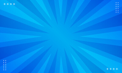 blue comic background, blue sunburst background
