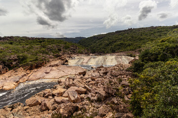 natural landscape in the city of Andarai, State of Bahia, Brazil