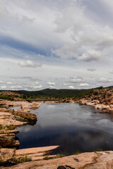 natural landscape in the city of Andarai, State of Bahia, Brazil
