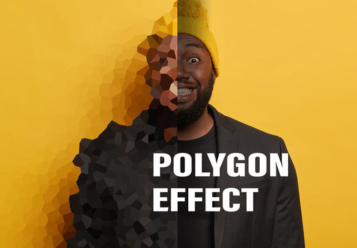 Polygon Effect Mockup