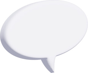Chat Bubble 3D Icon