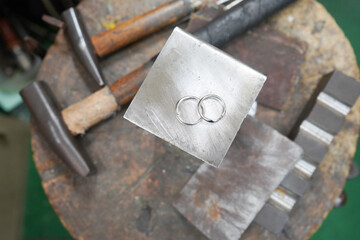 ジュエリー加工場とペアリング