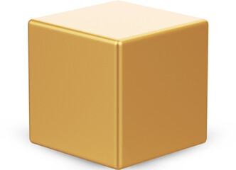 Fototapeta premium Golden Square Podium Product Showcase
