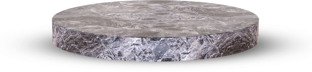 Black Marble Round Podium Product Showcase