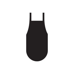 Apron icon logo vector design