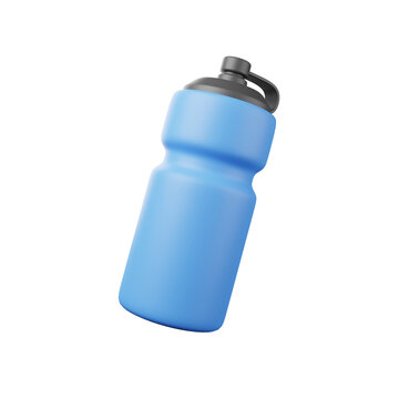 3d illustration of sports bottle