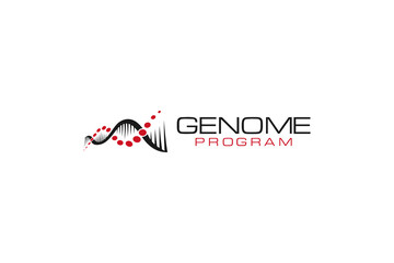 DNA logo Deoxyribonucleic acid  Genetic human molecular genome program Biological Technologies