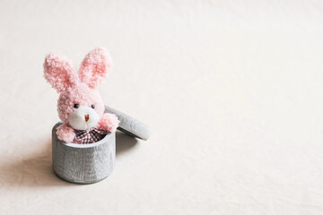 ウサギ　ピンク　ぬいぐるみ　かわいい　贈り物　カード