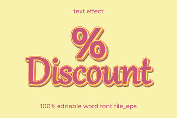 text effect discount