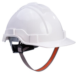 White safety helmet or hard cap  isolated on white background, Construction hat on white background 