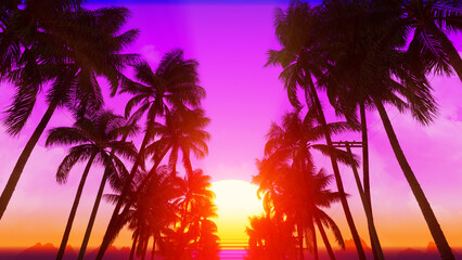 3D illustration Background for advertising and wallpaper in 80s retro and sci fi pop art scene. 3D rendering in decorative concept.