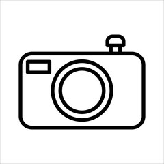camera icon on white background