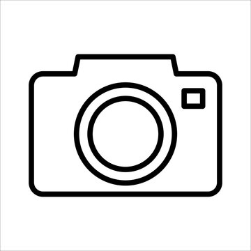 camera icon on white background