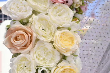 Pink Roses for Wedding Arrangements