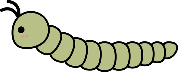 caterpillar vector illustration