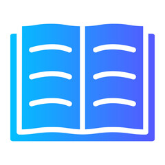 reading gradient icon