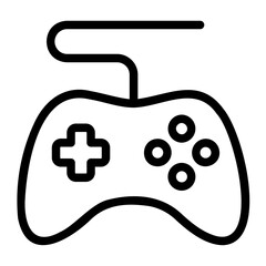 joystick line icon