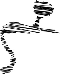 Cat Line Art. Cat Line Art Illustration. Cat Line Art Icon. Cat Line Art Symbol. Cat Line Art Isolated on White Background. Vector illustration. Elements for design. Black Cat Line Art. 