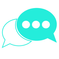 Speech bubble icon sign symbol design