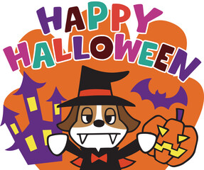 ジャックラッセルテリア犬　ハロウィン