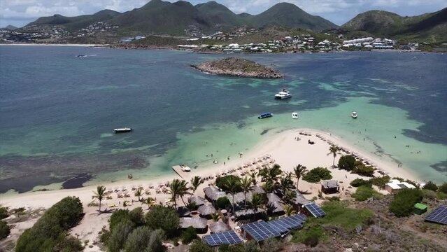 Aerial St Martin Sint Maarten