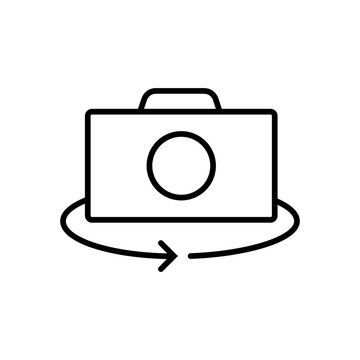 camera flip icons for image editing and navigation. the element design collection for ui ux design application or website.