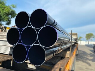 High quality galvanized steel pipe or stainless steel aluminum and chrome pipe in stock for...