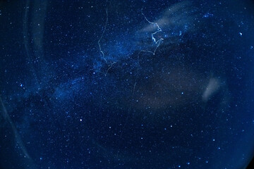 Obraz na płótnie Canvas abstract astro photography of the night starry sky and milky way.