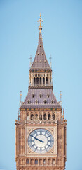 Fototapeta na wymiar London UK: Big Ben tower