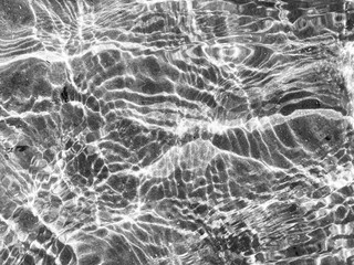 Sunlight creates a pattern on a wavy water surface