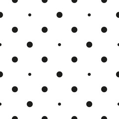 dots seamless repeat pattern vector