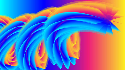 abstract background with rainbow