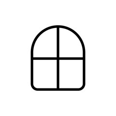 window icon design. simple interior and furniture illustration