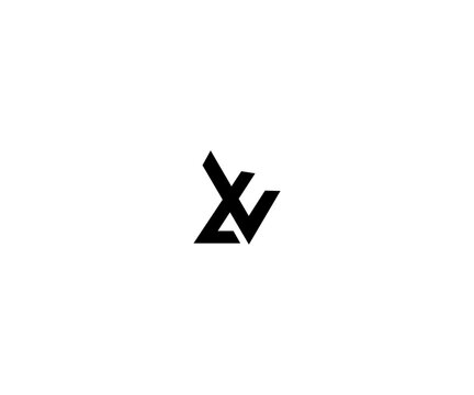LV, VL Letter Logo Template Illustration Design. Vector AI 10. Editable