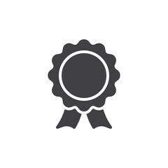 Award badge vector icon