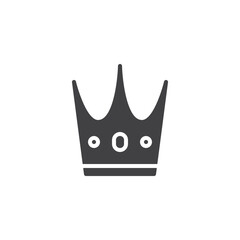 Royal crown vector icon
