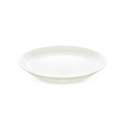 white plate isolated on transparent background. (.PNG)