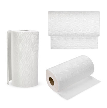 Toilet Paper Roll Isolated On Transparent Background. (.PNG)