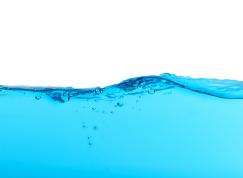 water splash isolated on transparent background. (.PNG)