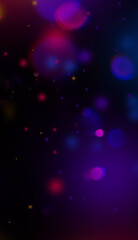 Colorful lens flare particles abstract background
