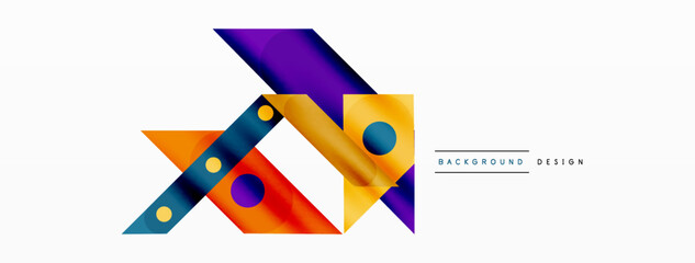 Color overlapping stripes background. Colorful lines composition for wallpaper, banner, background or landing