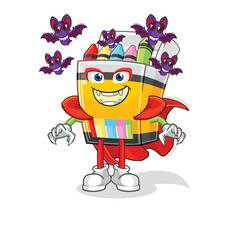 Obraz premium crayon Dracula illustration. character vector