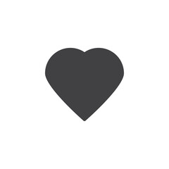Heart shape vector icon